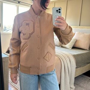 Opening Ceremony Leather Varsity Jacket Men’s Size Small NWT